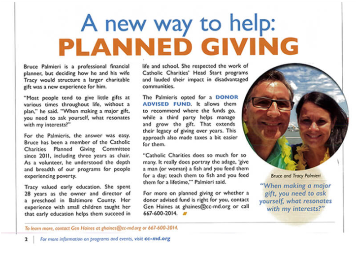 Planned giving